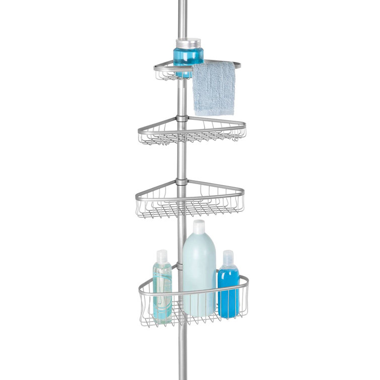 Rebrilliant Lorudes Tension Pole Shower Caddy Wayfair.co.uk